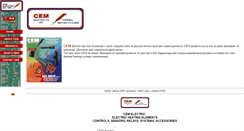 Desktop Screenshot of cemelectric.com